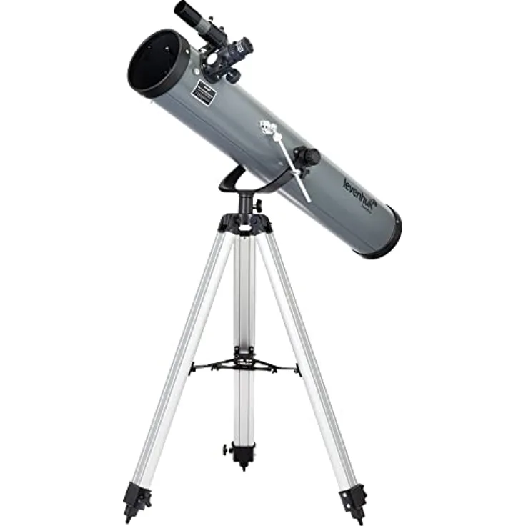 Levenhuk Blitz 114 Base 114 mm Leistungsstarkes Newton-Spiegelteleskop Für Amateure Und Einsteiger Mit 228-Facher Vergrößerungsleistung Und Erweitertem Zubehörset