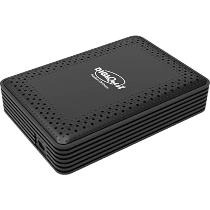 Digiquest Microsat Mini HD Tivùsat Receiver, Full HD HDR mit aktivierter Smartcard, schwarz – Bild 1