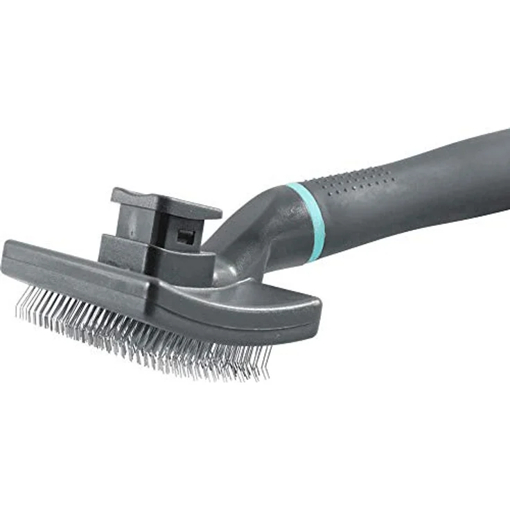 ZOLUX-Bürste, einziehbar, Größe L, 10,8 x 7,6 x 21 cm, Produktreihe ANAH für Hunde ZO-470808 – Bild 3