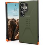 URBAN ARMOR GEAR Civilian Case Samsung Galaxy S24 Ultra Hülle [Offiziell Designed for Samsung Zertifiziert, Wireless Charging kompatibles Cover, Sturzfeste Handyhülle] Olive drab