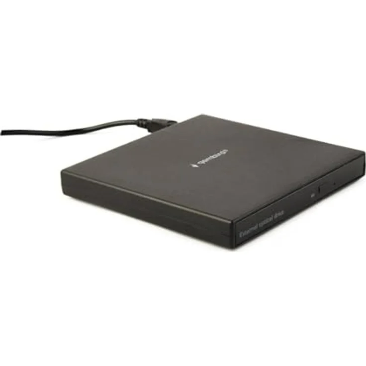 Gembird DVW EXT Slim DVD-USB-04, Externes USB 2.0 DVD/CD-Laufwerk mit 8x Lesegeschwindigkeit, Schwarz – Bild 4