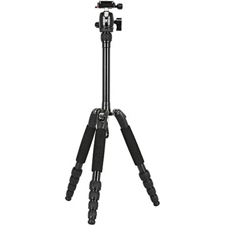 SIRUI T-005SK+B-00K Traveler Ultralight Dreibeinstativ Aluminium schwarz mit Kugelkopf (Höhe: 128cm, Gewicht: 1.13kg, Traglast: 5kg) – Bild 2
