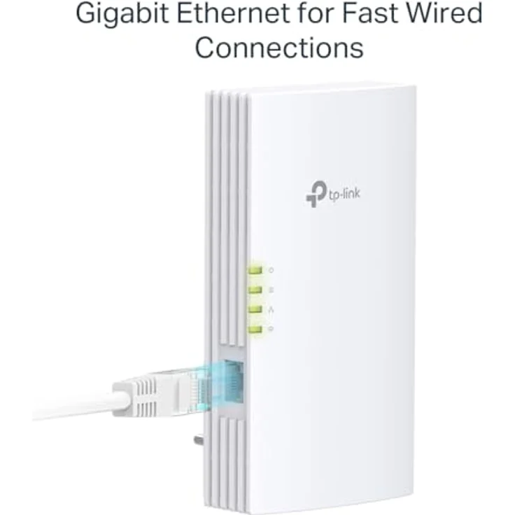 TP-Link TL-WPA7817 KIT AV1000&AX1500 Mbps, Powerline Adapter Kit, Gigabit Ethernet, Hohe Leistung in 4K Video und Online-Gaming, Unterstützung EasyMesh, Plug & Play – Bild 2