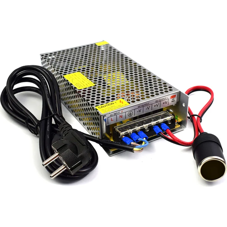 Bolwins C15C AC/DC Einbaunetzteil 230V auf 12V 10A 120W, Silber - Universal Einbaunetzteil mit Kurzschlussschutz