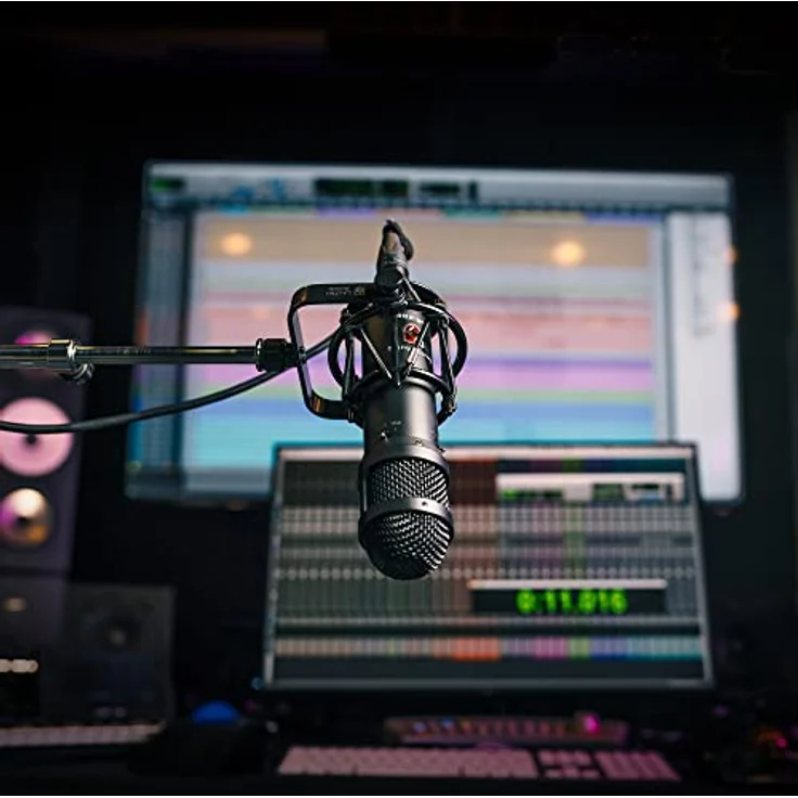 Lauten Audio LS-208, Großmembran-Kondensatormikrofon mit Niere-Richtcharakteristik, 20 Hz - 20 kHz Frequenzbereich, inkl. elastischer Aufhängung und Transportkoffer – Bild 5