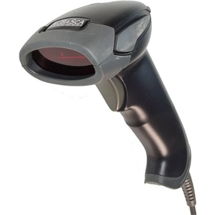 ALBASCA Laser-Barcode-Scanner MK-2500 USB mit hohem Leseabstand und Freihand-Ständer, LS-6010, Schwarz – Bild 5