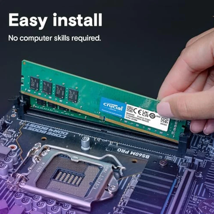 Crucial CT16G4DFRA32A 16GB Speicher (DDR4, 3200 MT-s, PC4-25600, DIMM, 288-Pin) - Preisvergleich – Bild 5