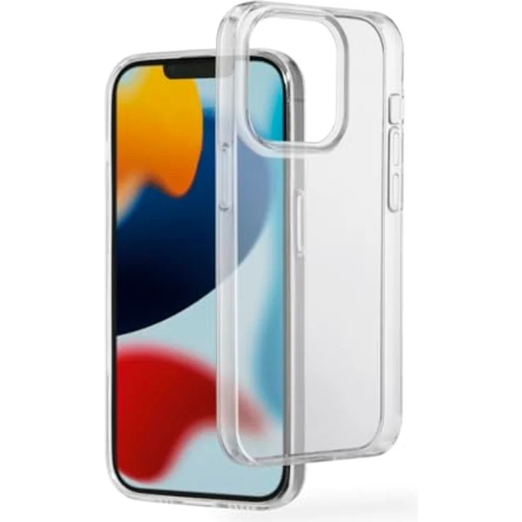 Hama Hülle für iPhone 13 Pro, transparent, extra Schutz für Kamera und Display, Wireless Charging kompatibel, dünn – Bild 1