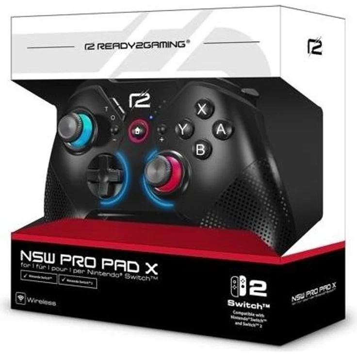 ready2gaming NSW2 Game Pro X 2, Gaming Controller für Nintendo Switch, Schwarz