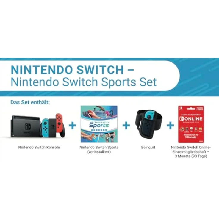 Nintendo Switch - Nintendo Switch Sports Set (inkl. Spiel, Beingurt & 3 Monate Online) – Bild 2