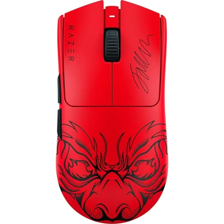 Razer Viper V3 Pro Faker Edition Wireless Gaming Maus - rot, ultraleicht, 8.000 Hz Abtastrate
