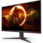 AOC Gaming 24G2SPAE 24 Zoll FHD Monitor, 165 Hz, 1 ms MPRT, FreeSync, G-Sync Compatible, Lautsprecher schwarz/rot