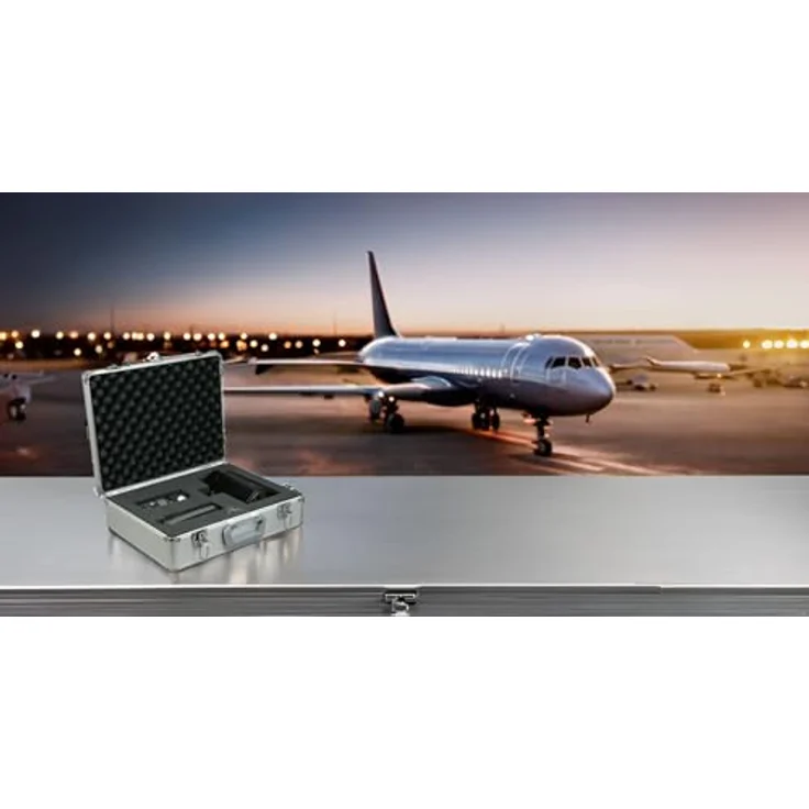 Alumaxx Multifunktions-Koffer "STRATOS II", silber aus Aluminium, mit Tragegurt, Gürtelschlaufe und Stativhalterung für Foto- und Videotechnik – Bild 4