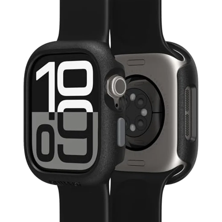 Otterbox Bumper Schutzhülle für Apple Watch Series 10, 46mm, Schwarz/Grau, optimaler Schutz vor Stößen und Kratzern – Bild 6
