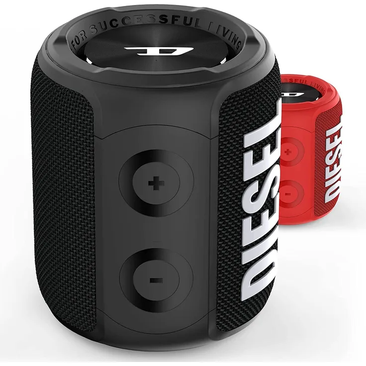 Urbanista Diesel BT Schwarz 12 W, Bluetooth-Lautsprecher mit IPX7 Schutz und 14 Stunden Akkulaufzeit