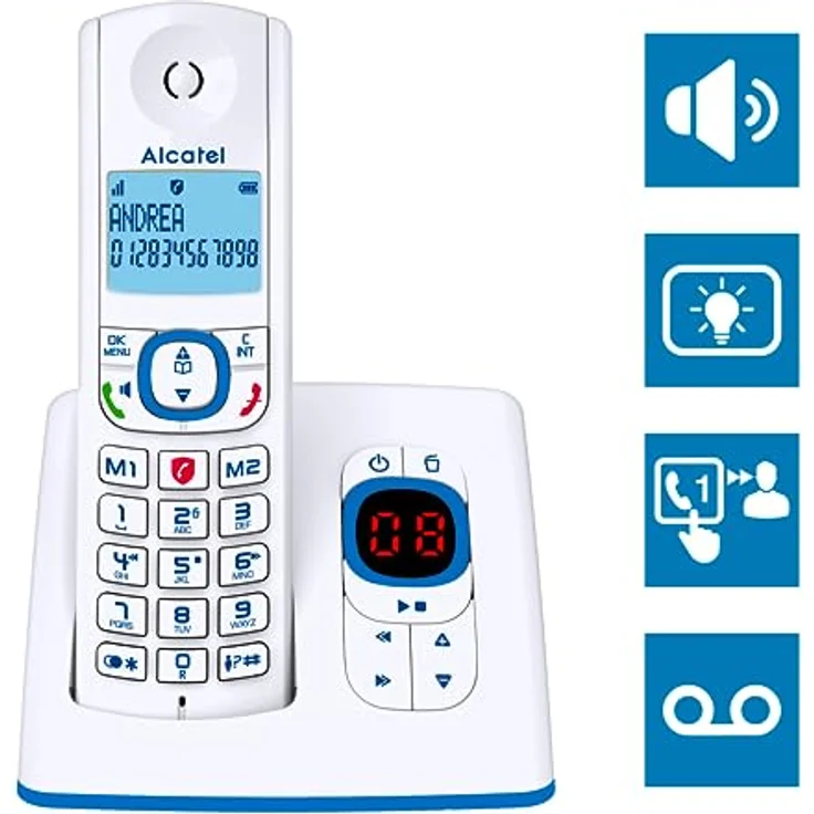 Alcatel F530 Voice Duo Candy-Bar – Bild 4