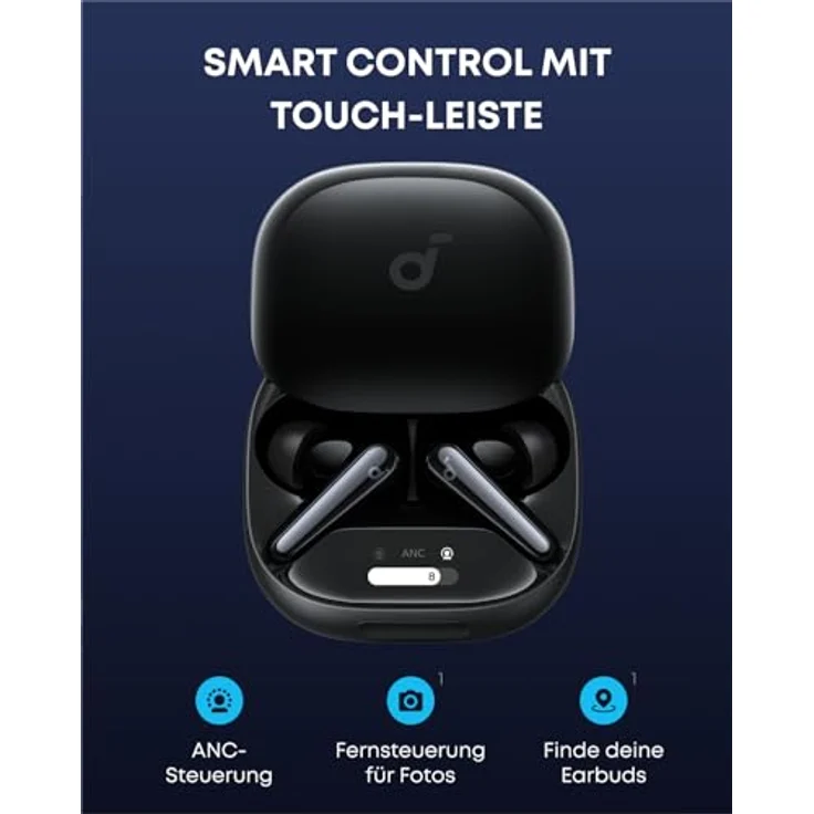 soundcore Liberty 4 Pro Kabellose Noise Cancelling Kopfhörer mit 7 Sensoren, ANC in Echtzeit, 2× schneller Laden, Hi-Fi-Musik Studio-Niveau, klare Anrufe mit 6 Mikros + KI – Bild 2