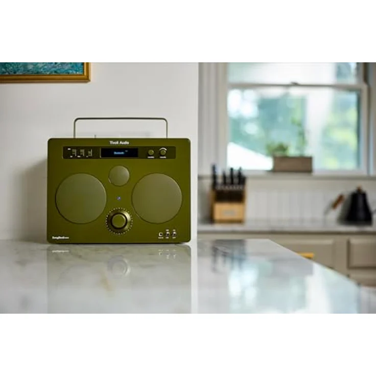 Tivoli Audio Songbook MAX, Premium Bluetooth Sound System with FM, 1/4" Auxiliary Input and Built-in Preamp (Grün) – Bild 3