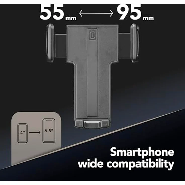 Cellularline universelle KFZ-Halterung für Smartphones Schwarz – Bild 8