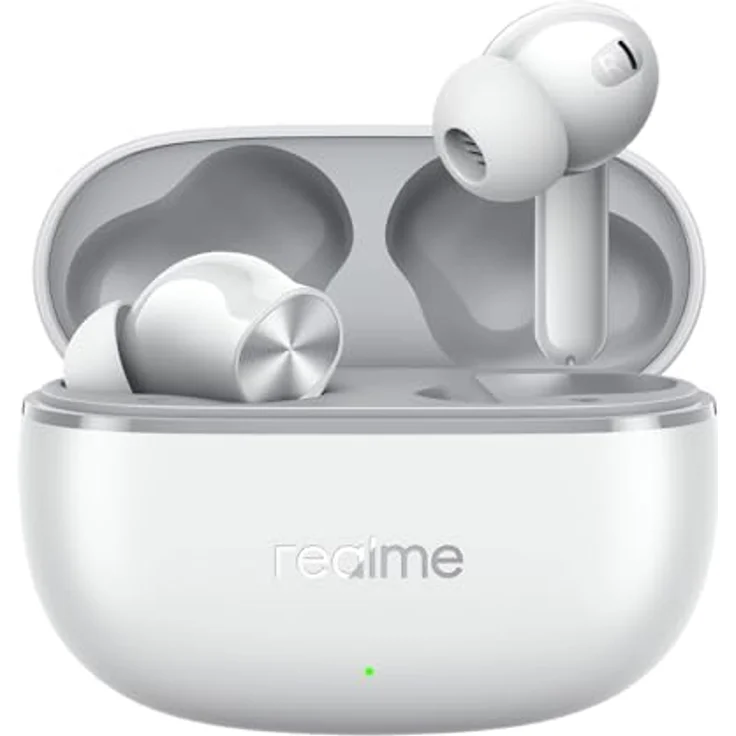 realme Buds T200 Lite, echte kabellose In-Ear-Kopfhörer, 12,4 mm Treiber, 48 Std. Akkulaufzeit, IPX4, Bluetooth 5.4, Google Fast, Sturmgrau – Bild 1