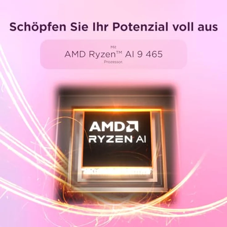 LENOVO IdeaPad Pro 5 16AGP11, 16 Zoll Laptop mit AMD Ryzen™ AI 9 465, 32 GB RAM, 1 TB SSD, Radeon™ 880M, Windows 11 Pro, grau – Bild 5