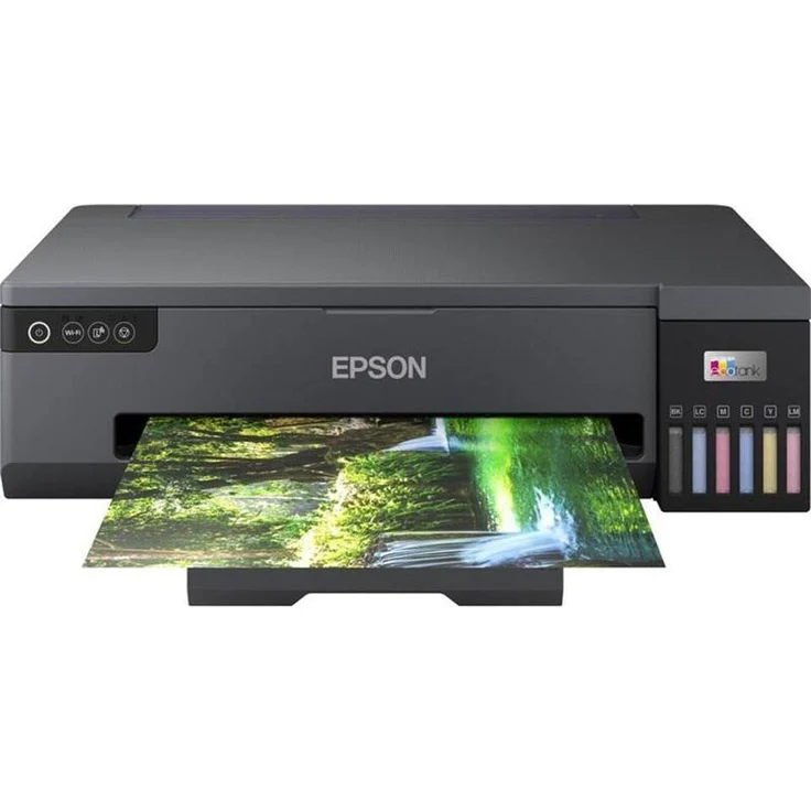 Epson EcoTank L18050, Tintenstrahl Fotodrucker mit 5760 x 1440 DPI, WLAN, randloser Druck, A3+ und B5 unterstützend, bis zu 22 Seiten/Min. in Farbe