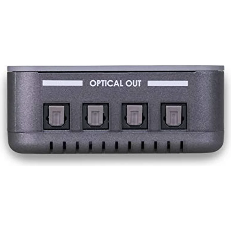 Toslink Splitter - Marmitek Split TS14 - Audio Verteiler - Optisches - 1 ein / 4 aus - 192 kHz sampling rate - Dolby Digital - DTS - SPDIF Weiche - keine Qualitätsverlust durch eingebaute Verstärker – Bild 2