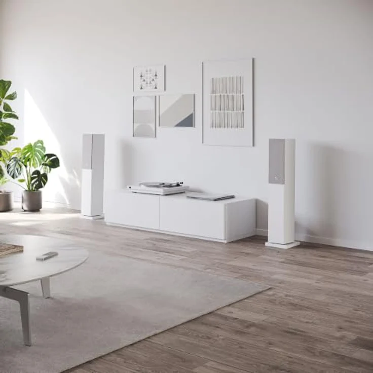 Audio Pro A38 W, Kabelgebundenes Aktiv-Stereo-Lautsprecherset mit WiFi, Bluetooth und HDMI-ARC, Weiß – Bild 6