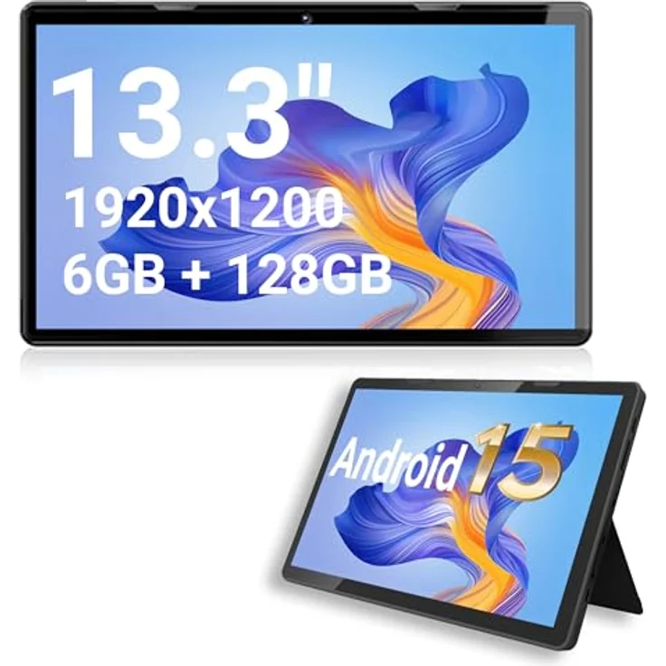 Xoro MegaPAD 1333 Pro 2, 13,3" Full HD Android 15 Tablet mit 128 GB Speicher, 6 GB RAM und VESA-Montage – Bild 1