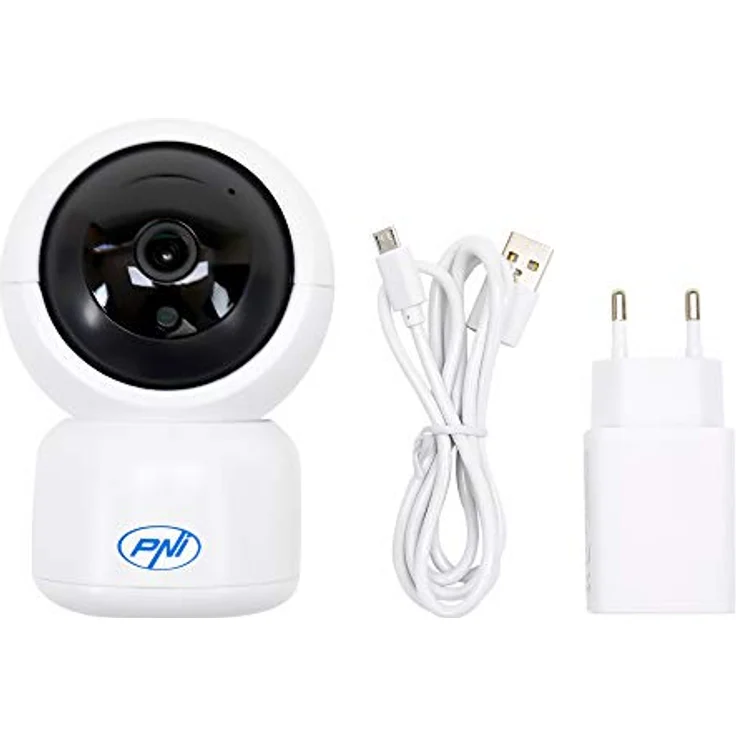 PNI IP390T, Videoüberwachungskamera 1080P mit PTZ, WiFi, Nachtsicht, Tuya-Anwendung, P2P, max. 128 GB microSD-Support – Bild 5