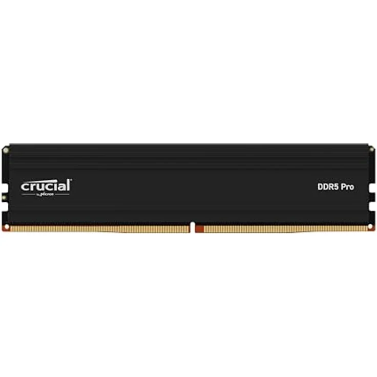 Crucial Pro - Overclocking Edition - DDR5 - Modul - 16 GB - DIMM 288-PIN - 6000 MHz / PC5-48000 - CL36-1.35 V - ungepuffert - Schwarz – Bild 1