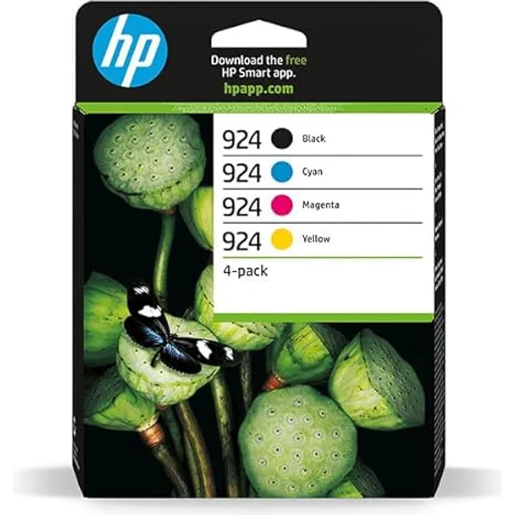 HP Druckerpatrone 924, 4er Set (Magenta, Cyan, Gelb, Schwarz) mit zuverlässiger Druckqualität – Bild 2