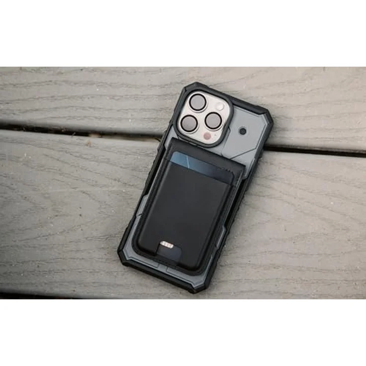 UAG Metropolis Wallet PU, Smartphone Hülle aus veganem Leder mit Standfunktion, Schwarz für Apple iPhone 12-Serie – Bild 3