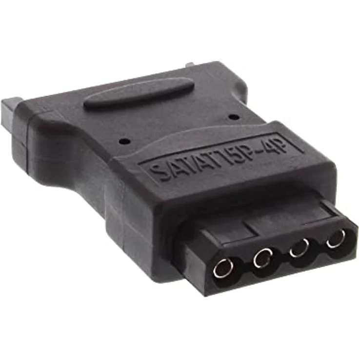 InLine 29677 SATA Stromadapter, 1x 13,34cm (5,25") Stecker an 15pol SATA Buchse – Bild 2