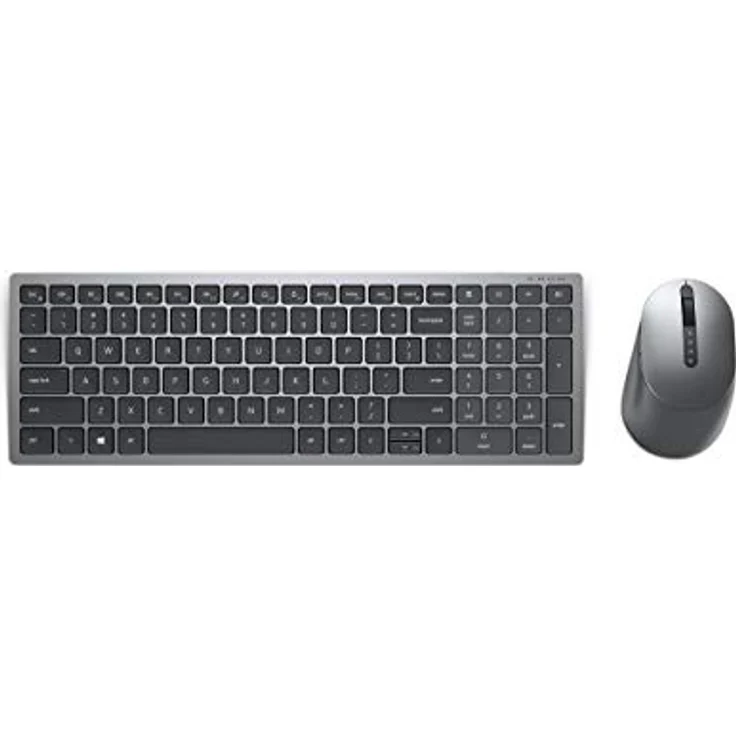 Dell KM7120W Kabelloses Bluetooth-Tastatur- und Maus-Set mit Mehreren Geräten, italienisches QWERTY, Titangrau – Bild 1