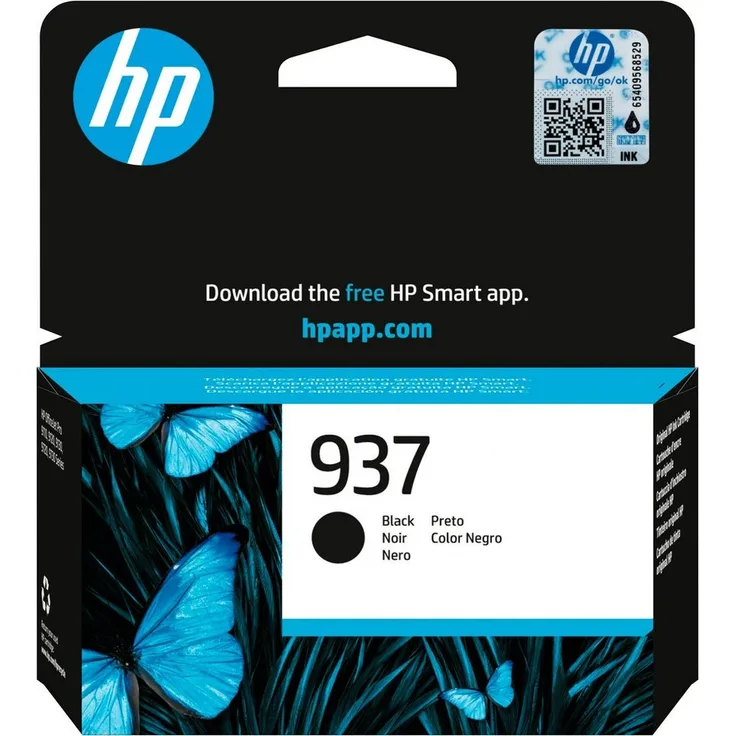 HP 937 Schwarz Original Ink Cartridge Tintenpatrone - Professionelle Qualität und zuverlässige Leistung