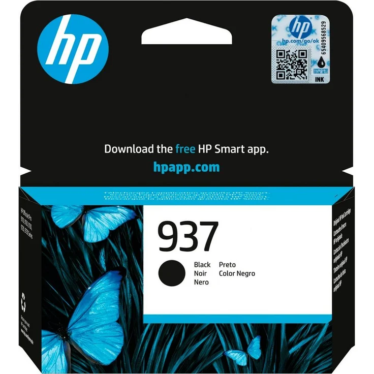 HP 937 Schwarz Original Ink Cartridge Tintenpatrone - Professionelle Qualität und zuverlässige Leistung – Bild 1