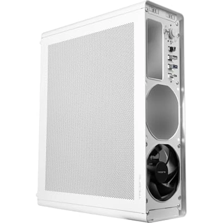 Tacens Aeroslim500, Slim MicroATX PC-Gehäuse mit 500W TFX-Netzteil, optimierte Luftzirkulation, Weiß – Bild 5