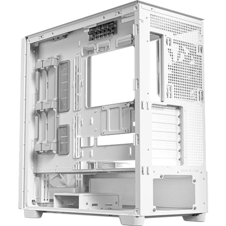 Antec Flux PC-Gehäuse, Full-Tower E-ATX, Aluminium & Holzrahmen, Tempered Glass, bis zu 2x 360mm Radiator Support, weiß – Bild 26