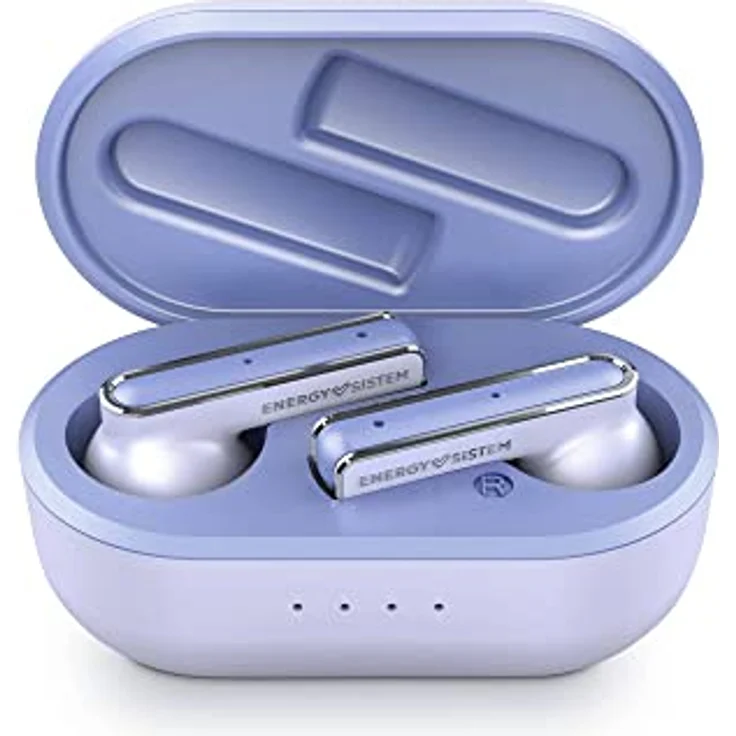 Energy Sistem Earphones True Wireless Style 4 Violet (Kopfhörer zum kabellosen Musikgenuss Kompaktes und ergonomisches Design Charging case Kompatibel mit der ESmart Connect App) - Violett – Bild 3