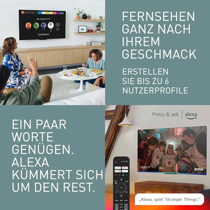 Panasonic TV-55Z80AEZ, Z80 Serie 55 Zoll 4K Ultra HD OLED Smart TV, 2024, Fire TV, Dolby Vision & Atmos, Game Mode Extreme, Alexa Sprachsteuerung, Airplay, Schwarz – Bild 6