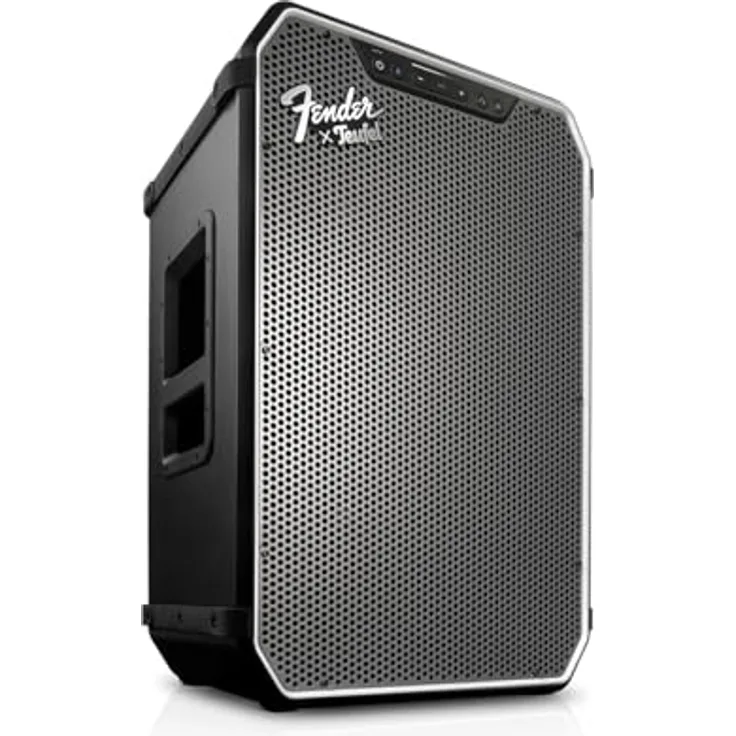 Teufel Fender x ROCKSTER NEO, Tragbarer Bluetooth Lautsprecher mit 130 dB SPL, IP44 spritzwassergeschützt, 36 Stunden Akkulaufzeit, Powerbank-Funktion