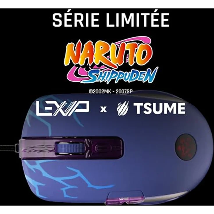 Lexip SOURIS SASUKE DESIGN BY TSUME (Kabelgebunden), Naruto Shippuden Maus, LEXIP X TSUME – Bild 2