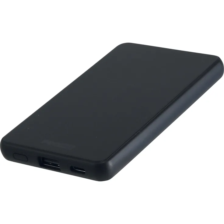 PROUSER Powerbank 5000 mAh, magnetisch mit kabelloser QI-Ladefunktion und USB-C Power Delivery, schwarz