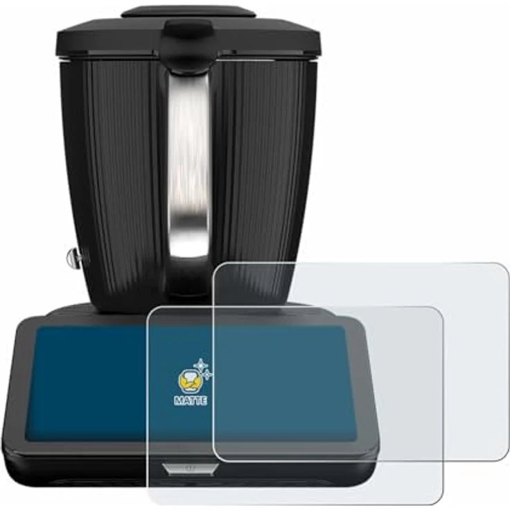 BROTECT Entspiegelungs-Schutzfolie für Vorwerk Thermomix TM7, 2er Set Matte Displayschutz-Folie, Anti-Reflex, Anti-Fingerprint, Kratzfest – Bild 2