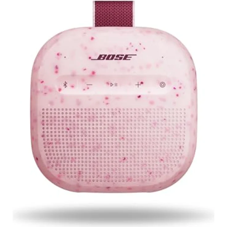 Bose SoundLink Micro Lautsprecher (2. Gen.), tragbarer Bluetooth-Lautsprecher mit bis zu 12 Stunden Akkulaufzeit, wasserdicht und staubdicht, Blütenrosa - Limited Edition – Bild 1