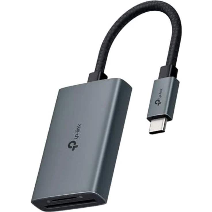 TP-Link UA440C, USB 3.0 Typ-C an SD & MicroSD 3.0 Kartenleser, Silber – Bild 1