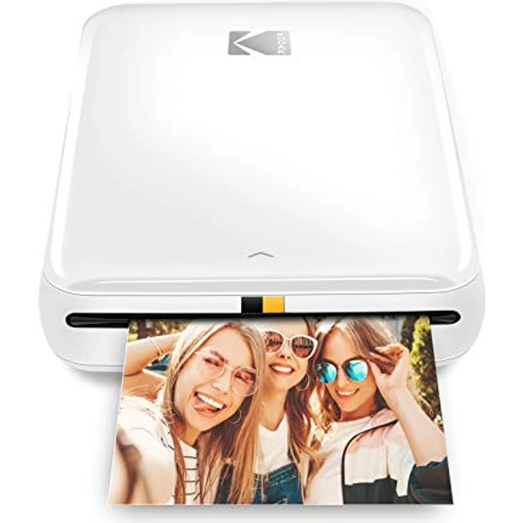 KODAK Step Drucker, mobiler kabelloser Fotodrucker mit ZINK-Technik und kostenloser KODAK App für iOS und Android, Weiß - Tragbar und leicht, 25 Fotos pro Akku-Ladung, ideal für kreative Projekte – Bild 2