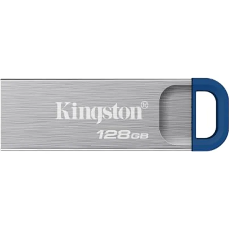 Kingston DataTraveler Kyson G2, 128GB USB 3.2 Gen 1 USB-Stick mit bis zu 220MB/s Lesegeschwindigkeit, grau
