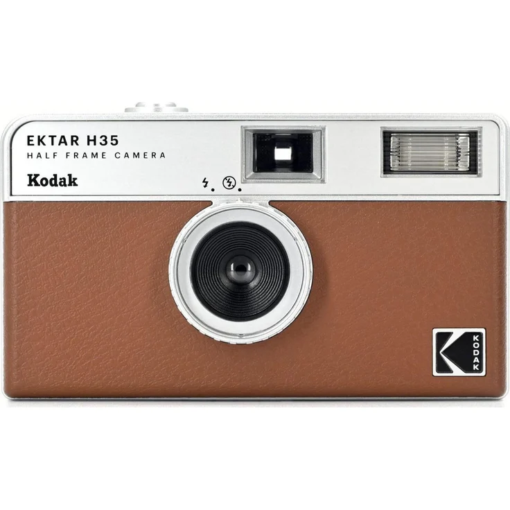 Kodak Half Frame Film Camera EKTAR H35 Brown Kompaktkamera - Reduzierung des Filmverbrauchs und der Kosten – Bild 1